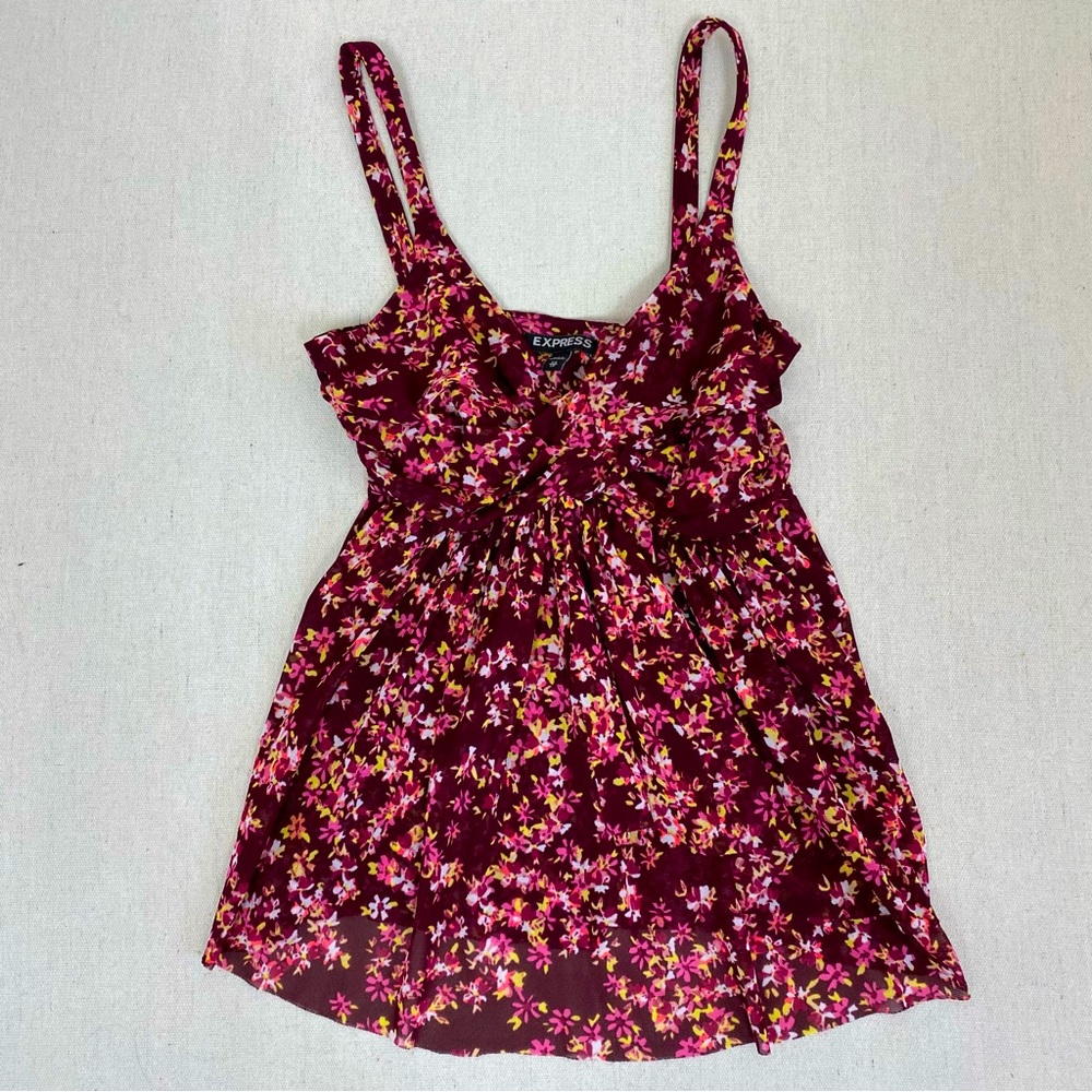 Express Y2K Vintage Babydoll Style Top